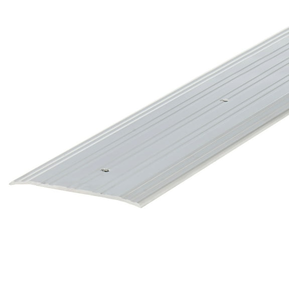 M-D Building Products 68361 4 in. x 1/4 in. x 36 in. Silver Aluminum Commercial Flat-Profile Threshold