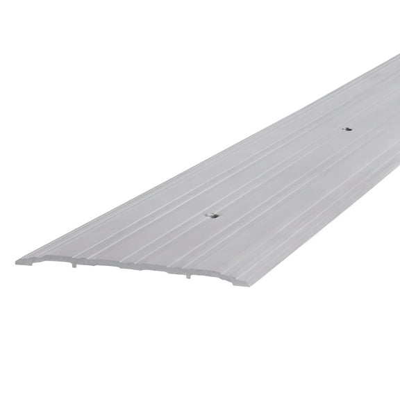 M-D Building Products 68387 5 in. x 1/4 in. x 36 in. Silver Aluminum Commercial Flat-Profile Threshold
