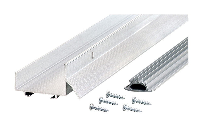 M-D Building Products 25714 Door Shoe 1- .75 48 In. Satin Nickel