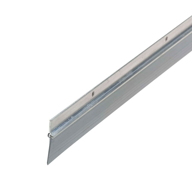 M-D Building Products 69620 48 in. Silver Aluminum and Vinyl Heavy-duty Screw-on Door Sweep