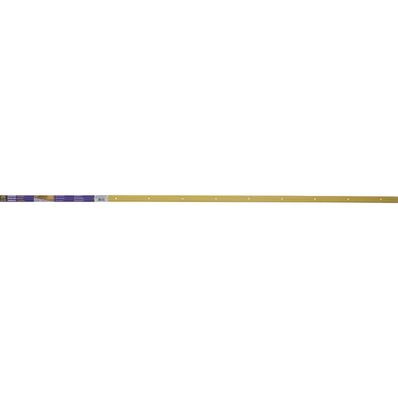 M-D Building Products 72 in. L Prefinished Satin Brass Aluminum Seam Binder