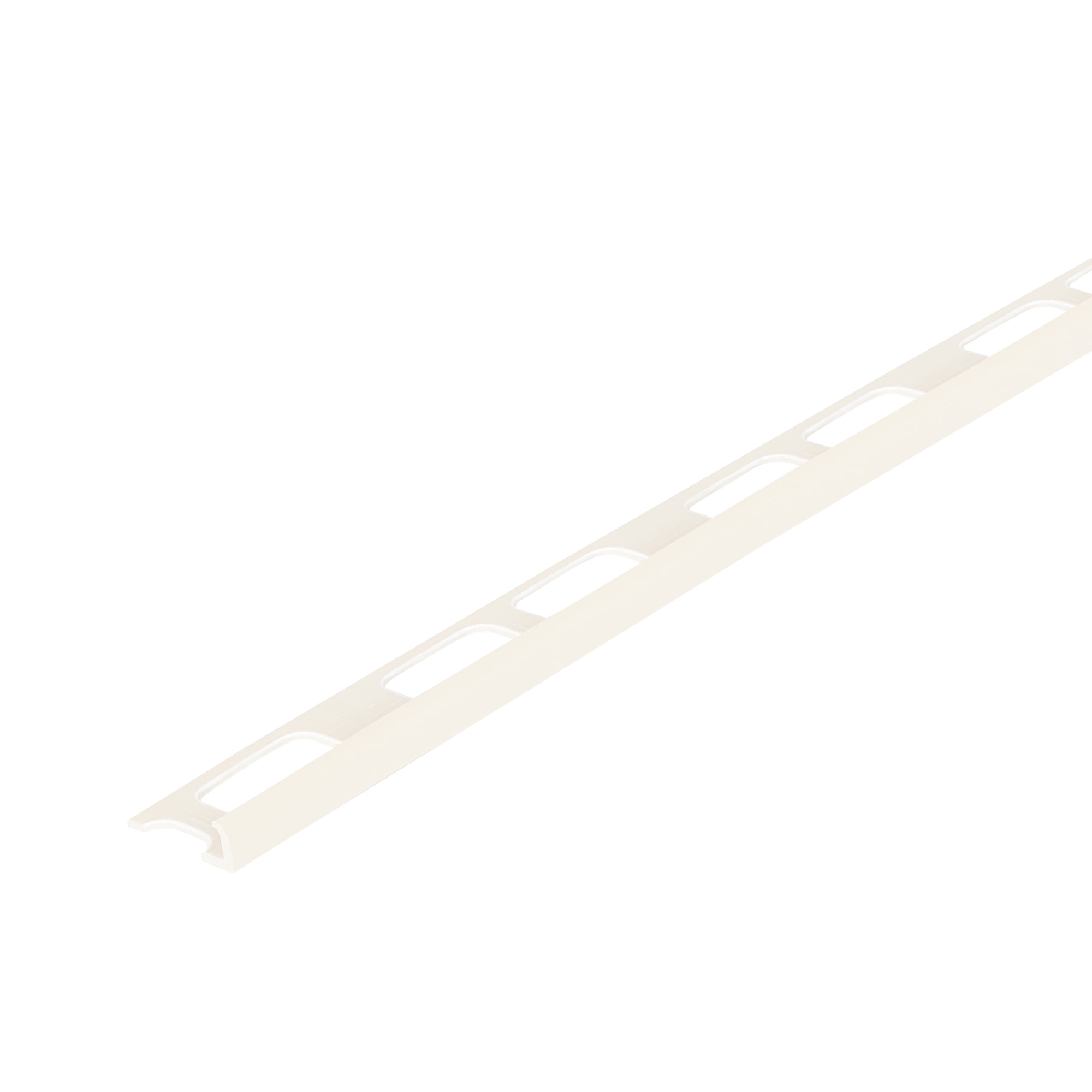 M-D Building Products 73814 1/4 in. x 96 in. Bone PVC Bullnose