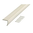 thumbnail image 1 of M-D Building Products 74690 Fluted 1-1/8-Inch by 1-1/8-Inch by 36-Inch Stair Edging, Almond, 1 of 2