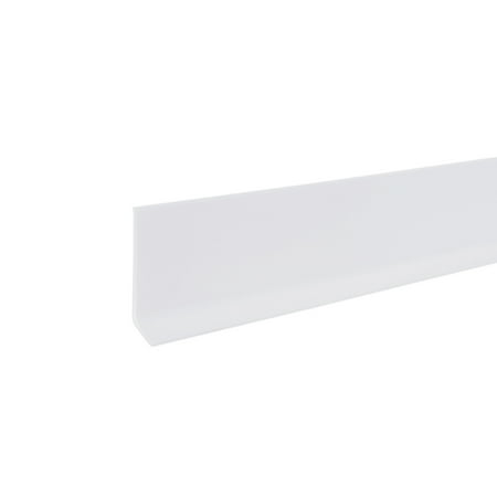 2-1/2 Inch x 4-Ft. Snow White Vinyl Wall Base -75697
