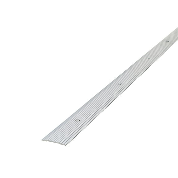 M-D Building Products 78097 1-1/4 In. X 72 In. Silver Aluminum Seam Binder w/ Screw Nails