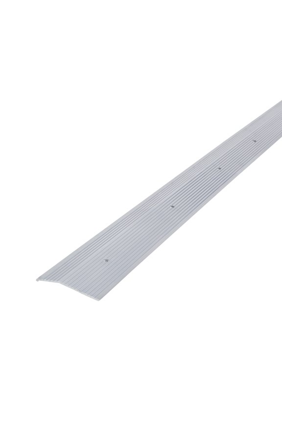 78212 2 In. X 36 In. Silver Aluminum Carpet Trim w/ Screw Nails