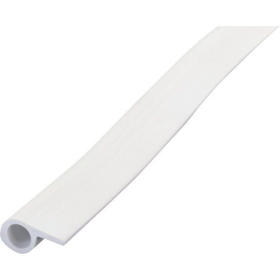 M-D Building Products Vinyl Gasket Weatherstrip - Easy Installation - 1/2-Inch x 17-Feet, White