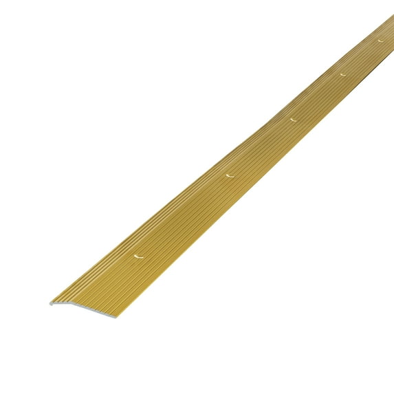 M-D Building Products 79004 7/8 In. X 36 In. Satin Brass Aluminum Carpet Trim w/ Screw Nails