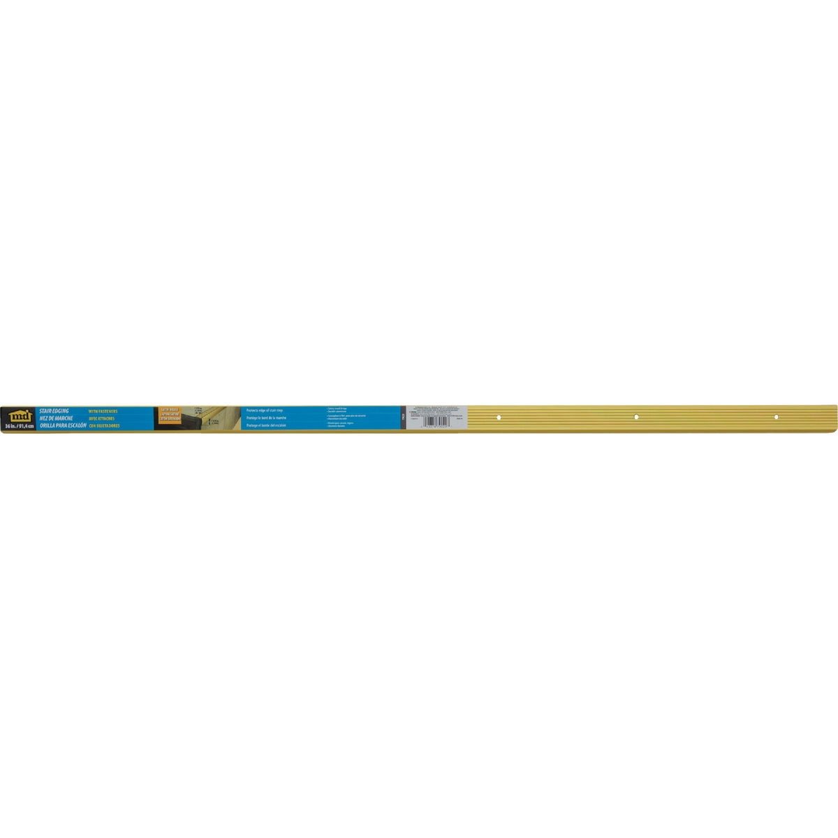 M-D Building Products 79020 1-1/8 in. X 1-1/8 in. X 36 in. Satin Brass ...