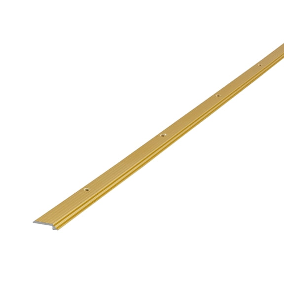 M-D Building Products 79038 36 In. Satin Brass Aluminum Tile Edging w/ Screw Nails