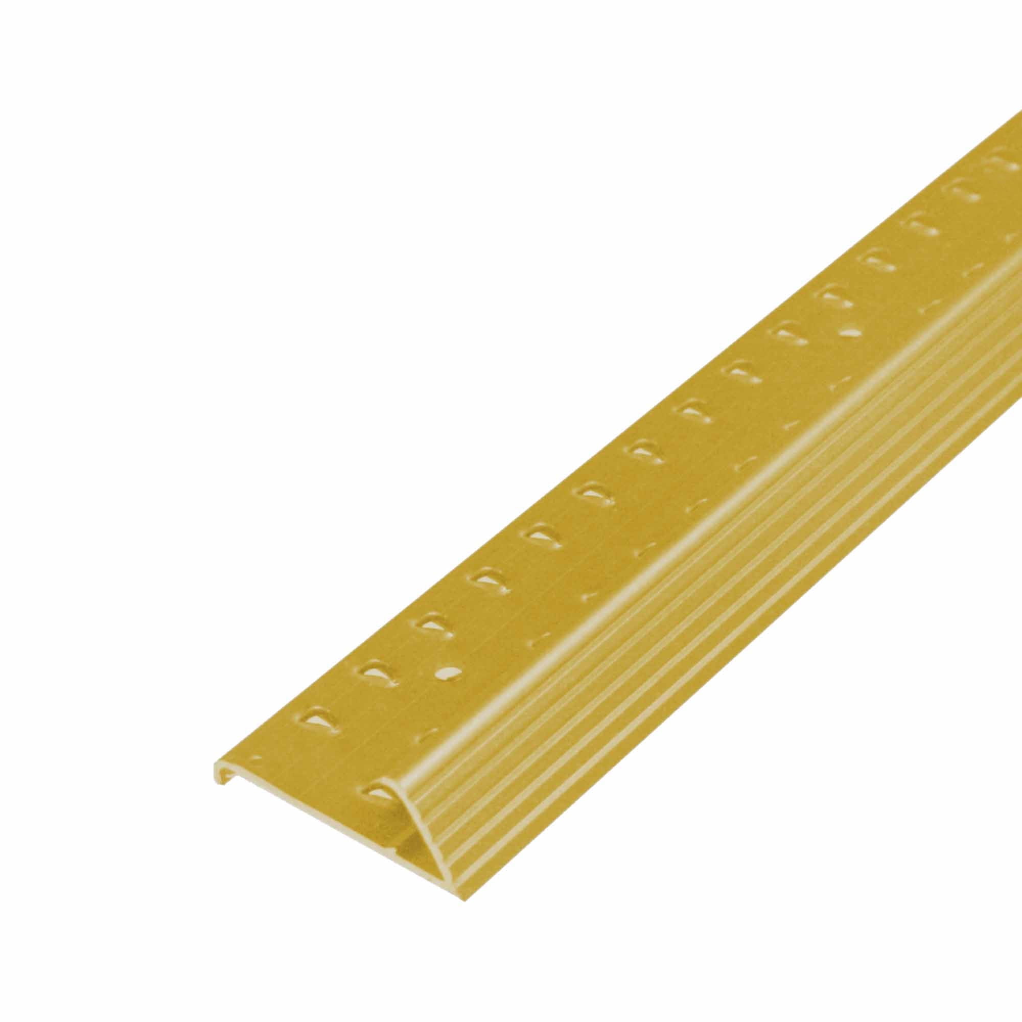 M-D Building Products 79053 1-3/8 in. X 36 in. Satin Brass Fluted ...
