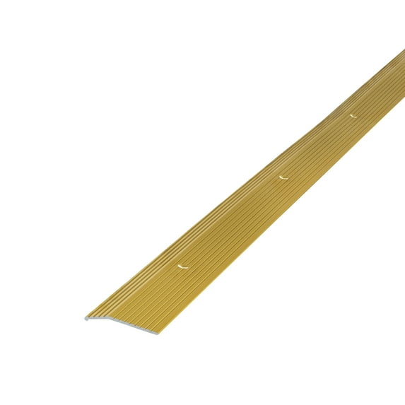 M-D Building Products 79079 1-3/8 In. X 36 In. Satin Brass Aluminum Carpet Trim w/ Screw Nails