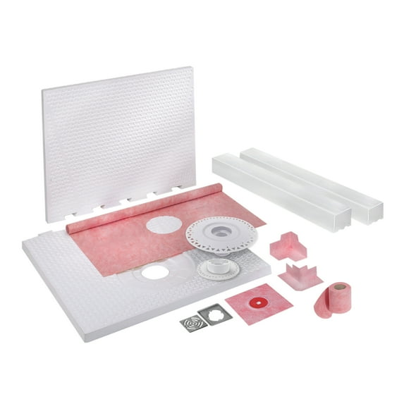 M-D Building Products 80210 32 in. x 60 in. PROVA-SHOWER KIT® (Offset Drain)