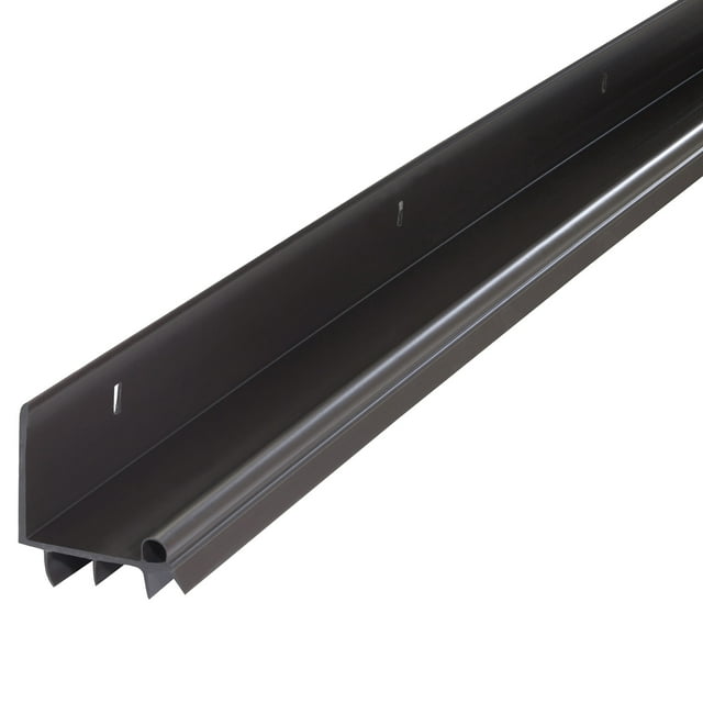 M-D Building Products 82578 36 in. Brown Vinyl L-Shape Screw-on Under Door Seal