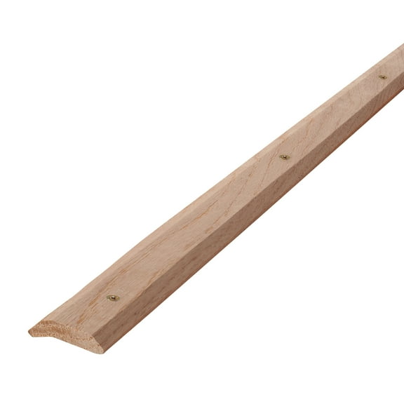 M-D Building Products 85365 1-7/16 In. X 72 In. Unfinished Hardwood Carpet Trim w/ Screws