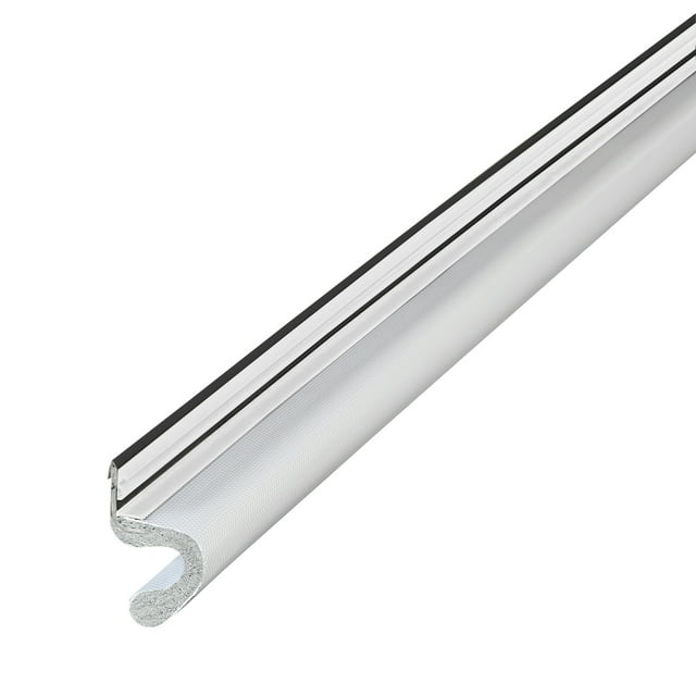 M-D Building Products 91804 26 ft. White Vinyl-coated Foam Top and Sides Door Seal for Doors with Kerf/Channel