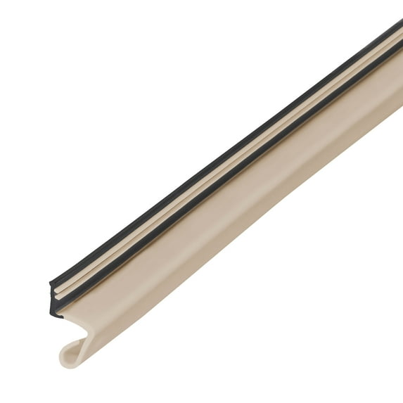 M-D Building Products 91892 84 in. Beige Premium Rubber PLATINUM™ Top and Sides Door Seal for Doors with Kerf/Channel