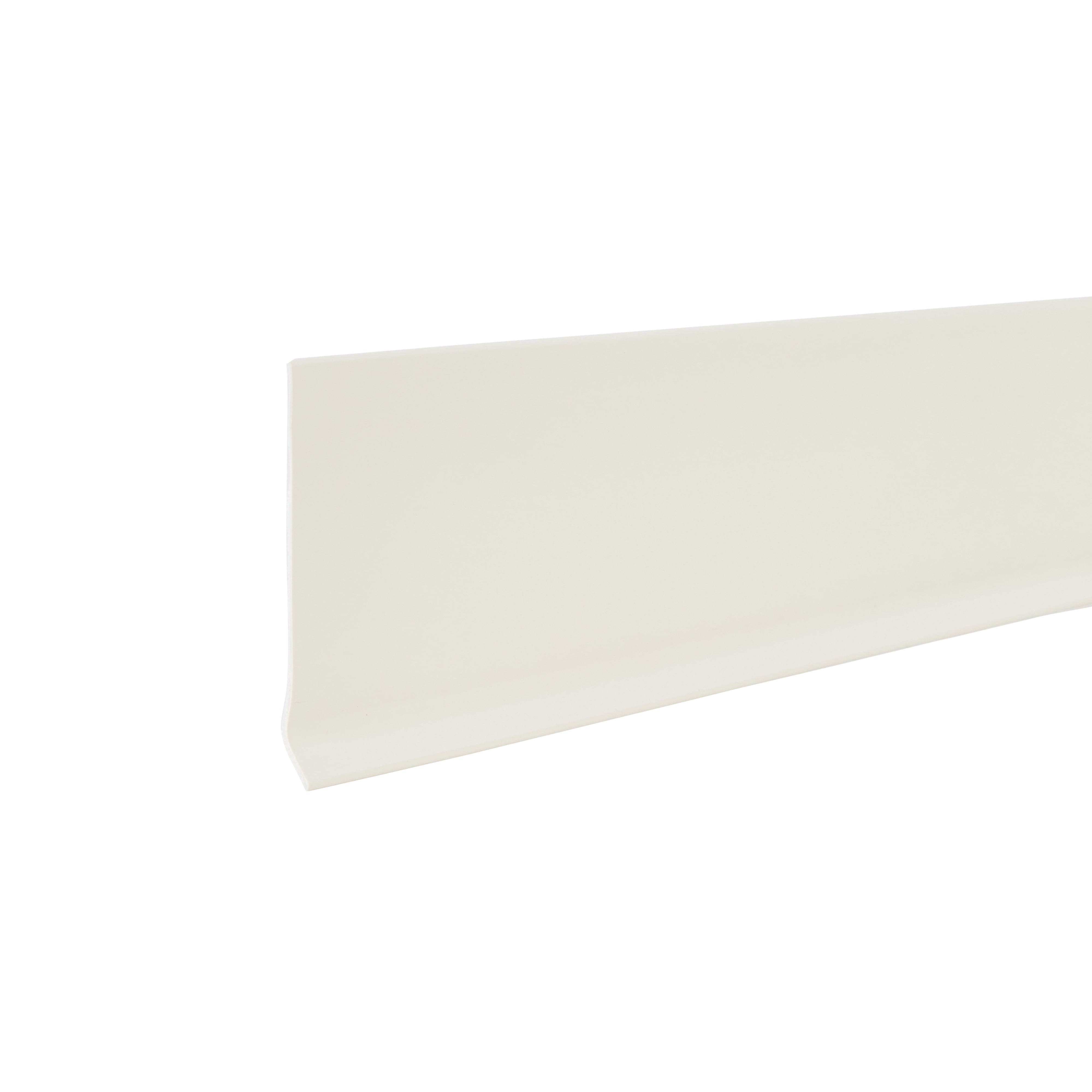 Almond 4" x 20' Flexible Vinyl Wall Base