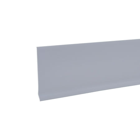 M-D Building Products 93245 4 in. x 20 ft. Silver Gray Self-Stick Vinyl Wall Base