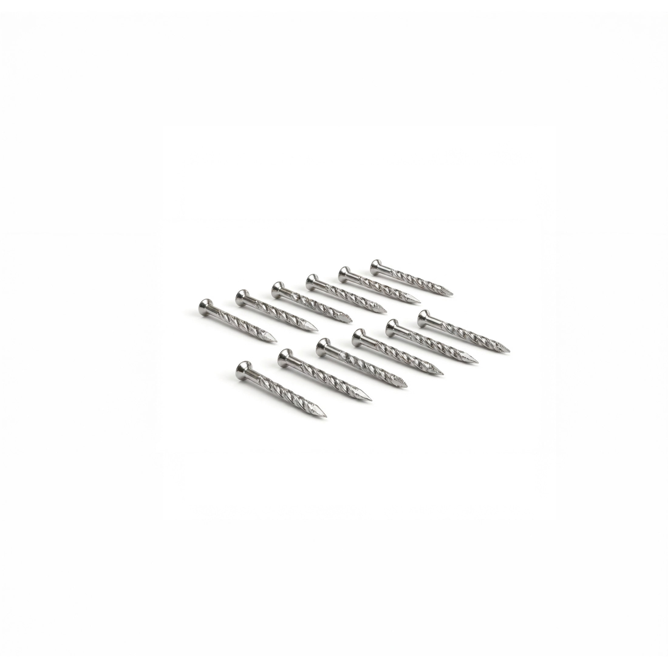 M-D Building Products 95621 1-1/4 In. Silver Floor Metal Screw Nails (1Lb) (3 Packs)
