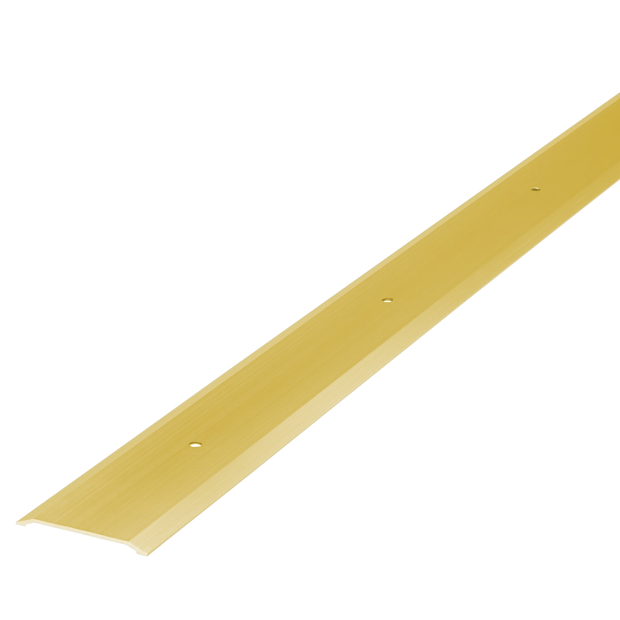 M-D Building Products 09563 1-3/4 in. x 1/8 in. x 36 in. Gold Aluminum Flat Profile Threshold for Interior Doorways