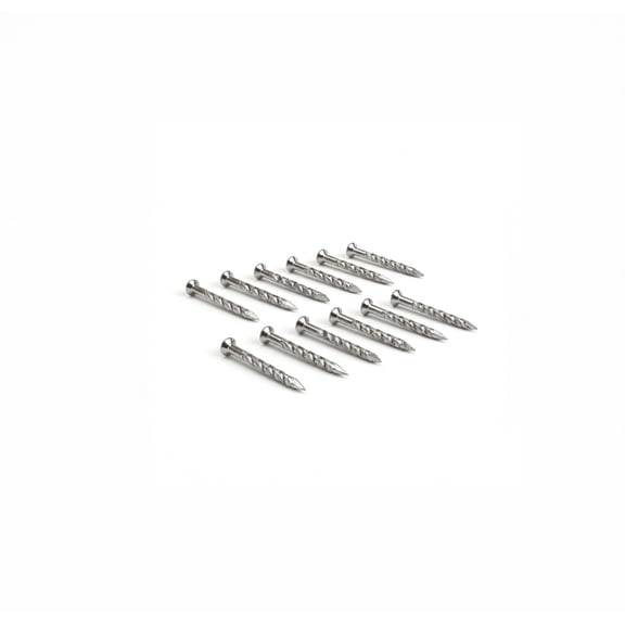 M-D Building Products 95638 1-1/4 In. Silver Floor Metal Screw Nails (1Lb) (10 Packs)