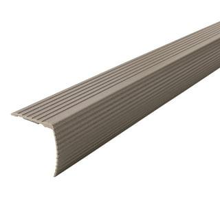M-D Cinch 1-1/8 in. H X 36 in. L Prefinished Satin Nickel Aluminum Stair Edge M-D Cinch 1-1/8 in. H X 36 in. L Prefinished Satin Nickel Aluminum Stair Edge