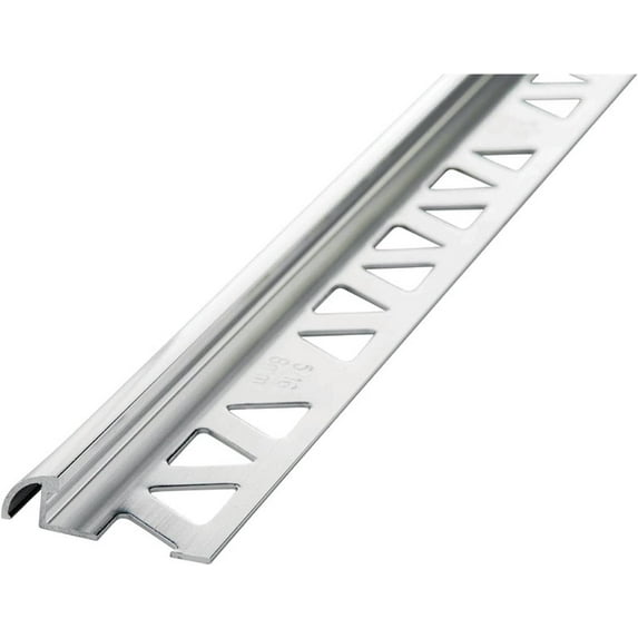 M-D Building Products Clear Aluminum 8 ft Bullnose Tiles Walls