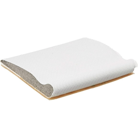 M-D Building Products Door Corner Seals, White, Vinyl/Foam, 1.75x1.25in, Weather Stripping, 2 Pack