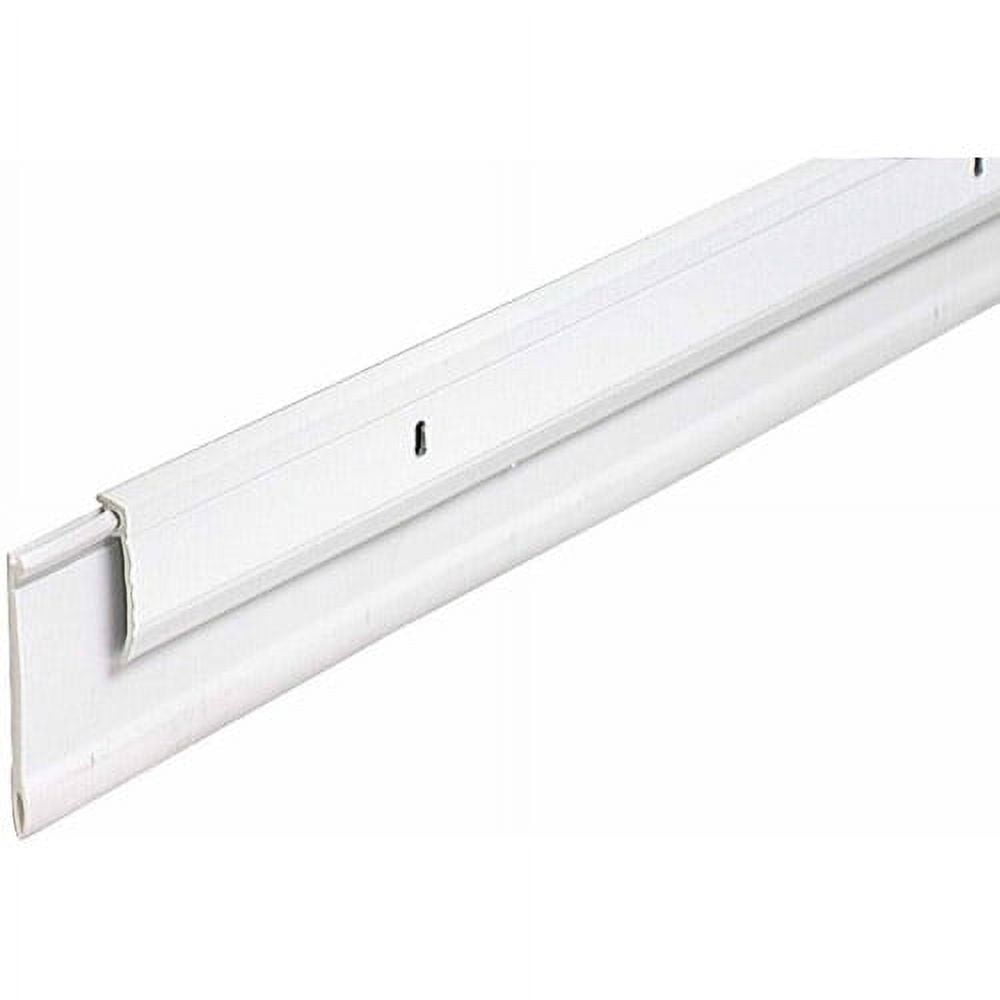 Heavy-Duty Aluminum & Vinyl Door Sweep - 36" Draft Blocker For Gaps Up To 3/4"