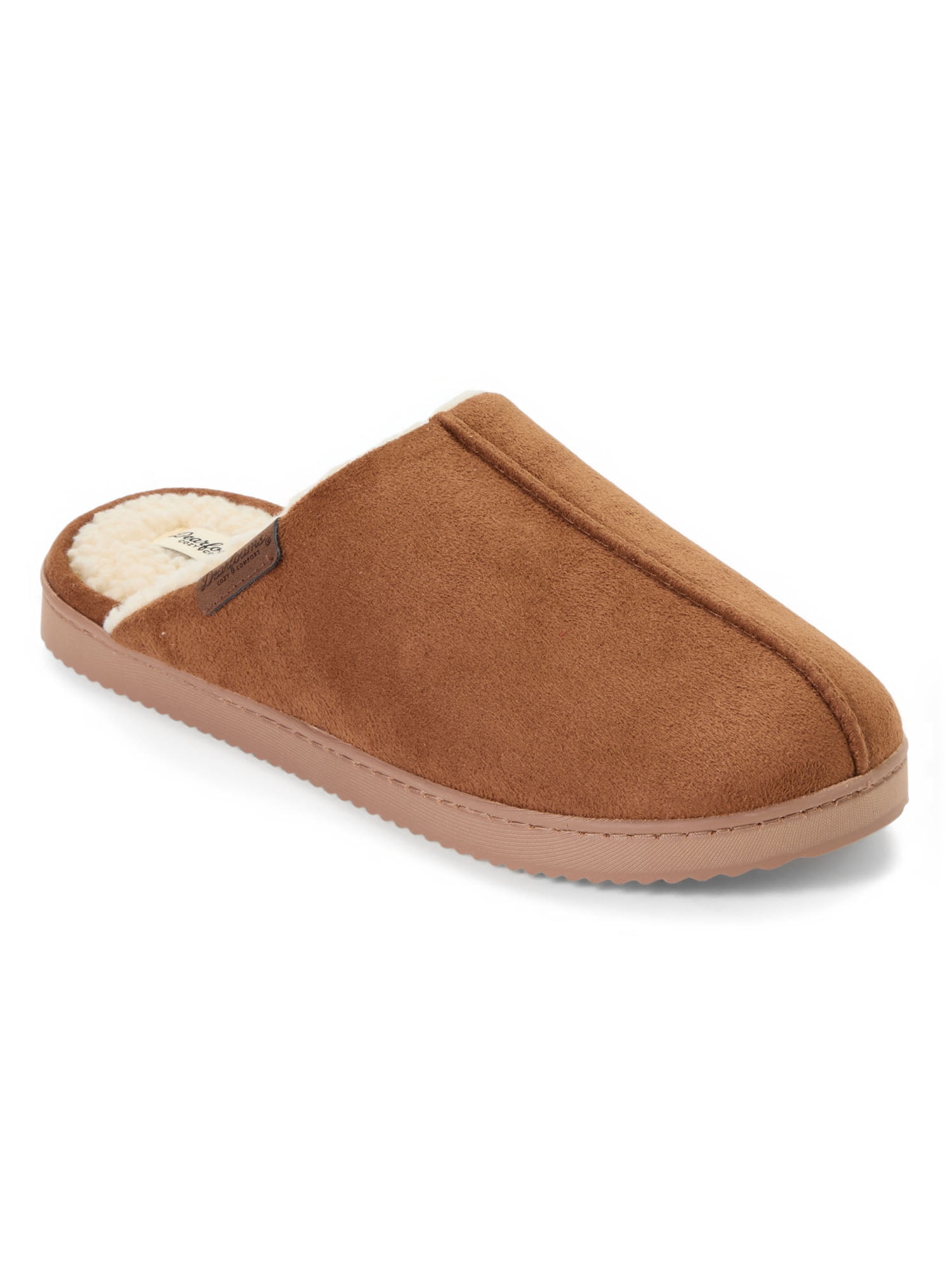 Dearfoams Cozy Comfort Men's Jeremiah Scuff Slippers Sizes 7-14