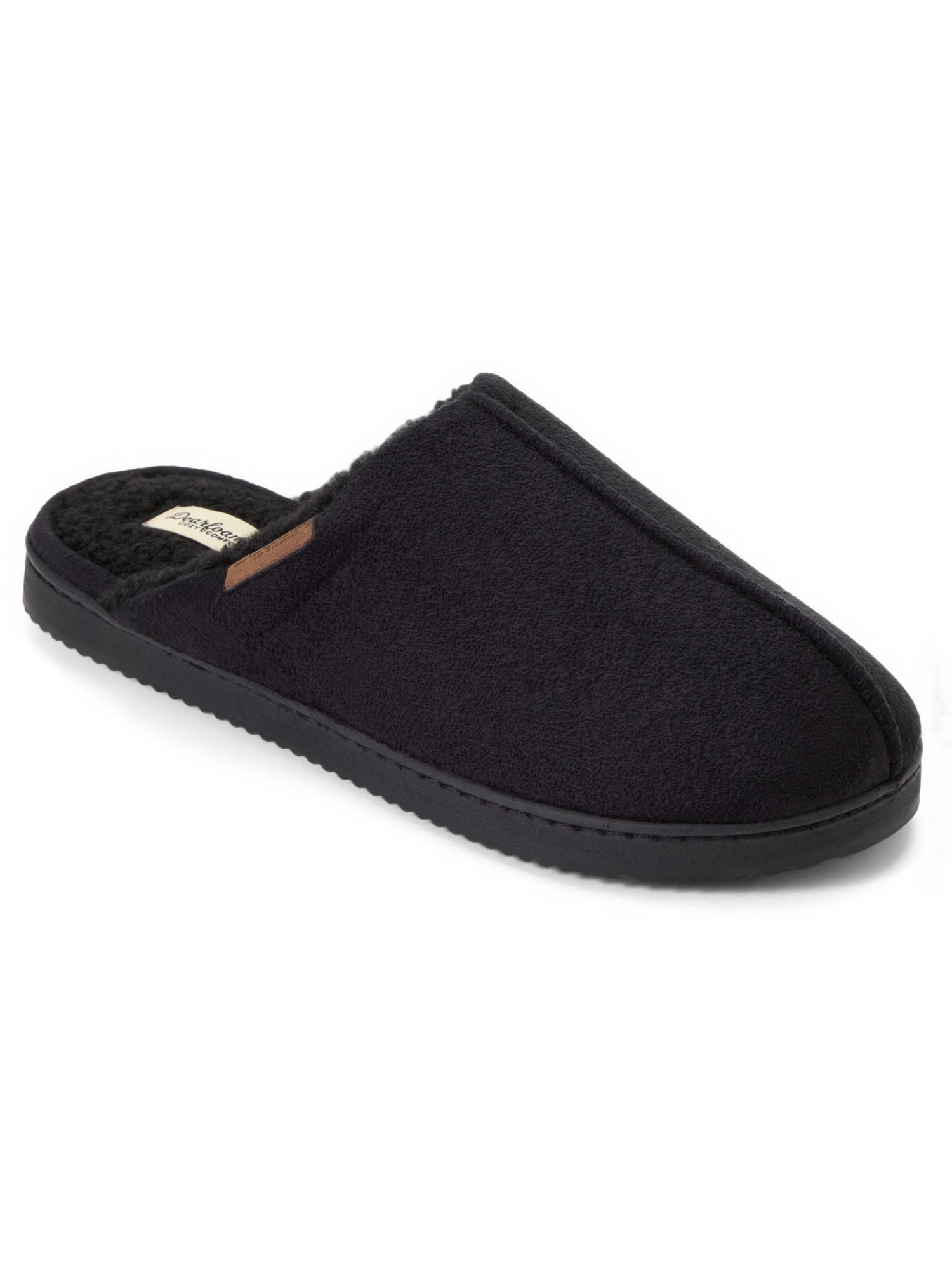 Dearfoams Cozy Comfort Men's Jeremiah Scuff Slippers Sizes 7-14