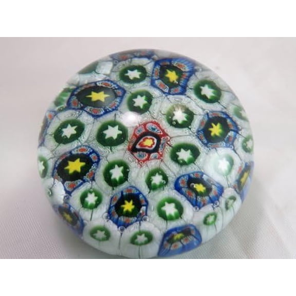 M Design Art  Glass Millefiori Paperweight PW-1129 [Kitchen]