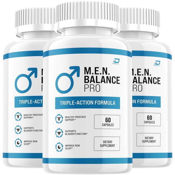 M.E.N Balance Pro Supplement for Men – M.E.N Balance Pro Advanced Formula Prostate Support, 3 Pack, 180 Capsules