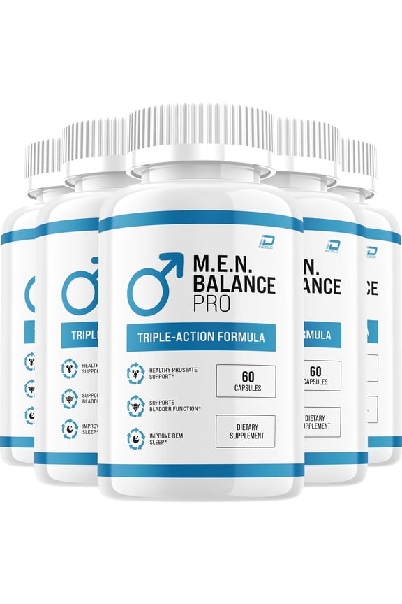 M.E.N Balance Pro Supplement for Men M.E.N Balance Pro Advanced Formula Prostate Support, 5 Pack, 300 Capsules