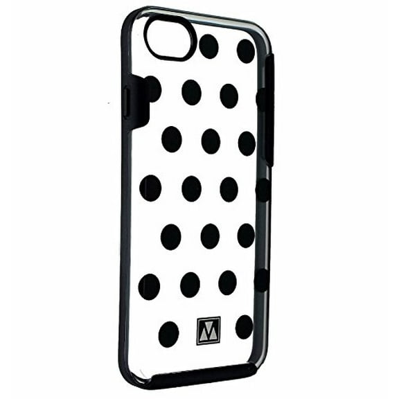 M-Edge Glimpse Series Protective Case Cover for iPhone SE2/8/7 - Blacks Dots