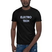 M Electro Tech Retro Style Short Sleeve Cotton T-Shirt By Undefined Gifts