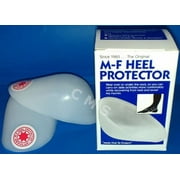 M-F Athletic Plastic Heel Protector Cups Heat Moldable Regular W7.5+/M6+ BOX PAIR