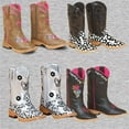 thumbnail image 1 of M&F Western 4499099-1.5 Girls Assorted BRA Boots - Size 1.5, 1 of 1