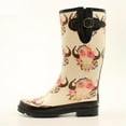 thumbnail image 1 of M&F Western 58178-11 Danielle Brown Blazin Roxx Round Toe IV Rubber Boots - Size 11, 1 of 7