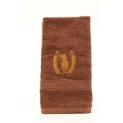 M&F Western 6122602 Rider Bath Hand Towels, Brown