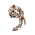 thumbnail image 1 of M&F Western Paisley 33" Silk Wild Rag - Brown, 1 of 2