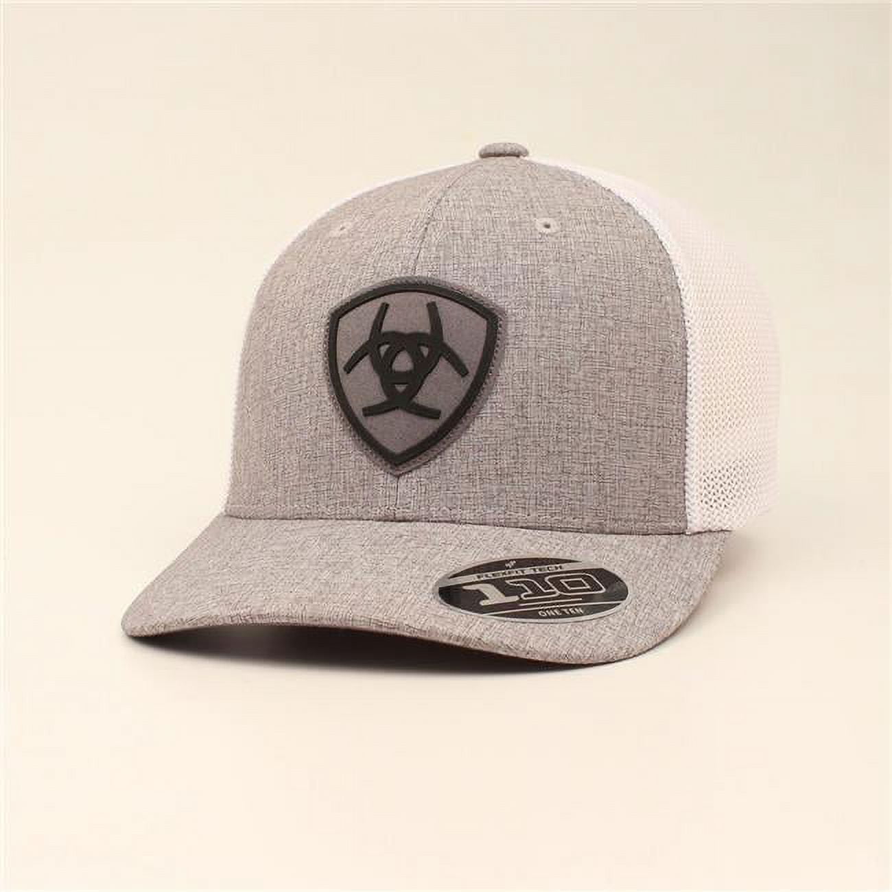 Caps Mesh Patch, Snap Back Grey Baseball with M&F A300008406 Ariat Hats Western Men