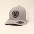 thumbnail image 1 of M&F Western A300008406 Men Ariat Hats Baseball Caps with Mesh Snap Back Patch, Grey, 1 of 4