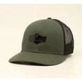 thumbnail image 1 of M&F Western A3000104248 Men Ariat Hats Baseball Caps with Mesh Snap Back Leather Patch, Olive Green, 1 of 2
