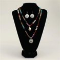 thumbnail image 1 of M&F Western D4500105 Double Strand Beaded Pendant Jewellery Set, Multi Color, 1 of 1