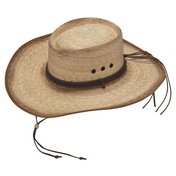 M&F Western D53102-6.75 4.25 in. Gambler Feet Alamo Palm Hats - Size 6.75