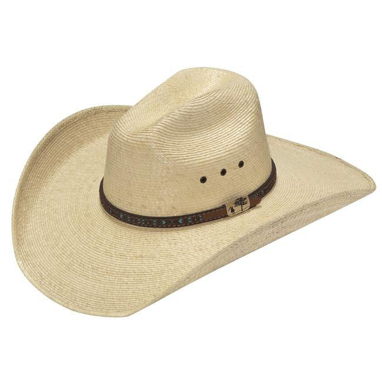 Alamo Unisex Palm Natural Straw Western Hat D53104 - Walmart.com