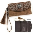 thumbnail image 1 of M&F Western N7537402 Molly Clutch Kinsey Wallets, Brown, 1 of 2