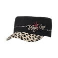 thumbnail image 1 of M&F Western Products 1583062 Blazin Roxx Youth Military Leopard Print Cap - Black & White, 1 of 1